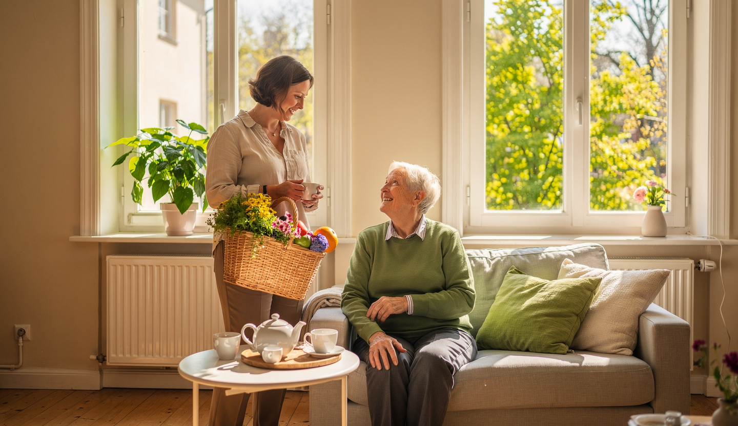 Wohnung teilen mit Senioren: So funktioniert der Tausch